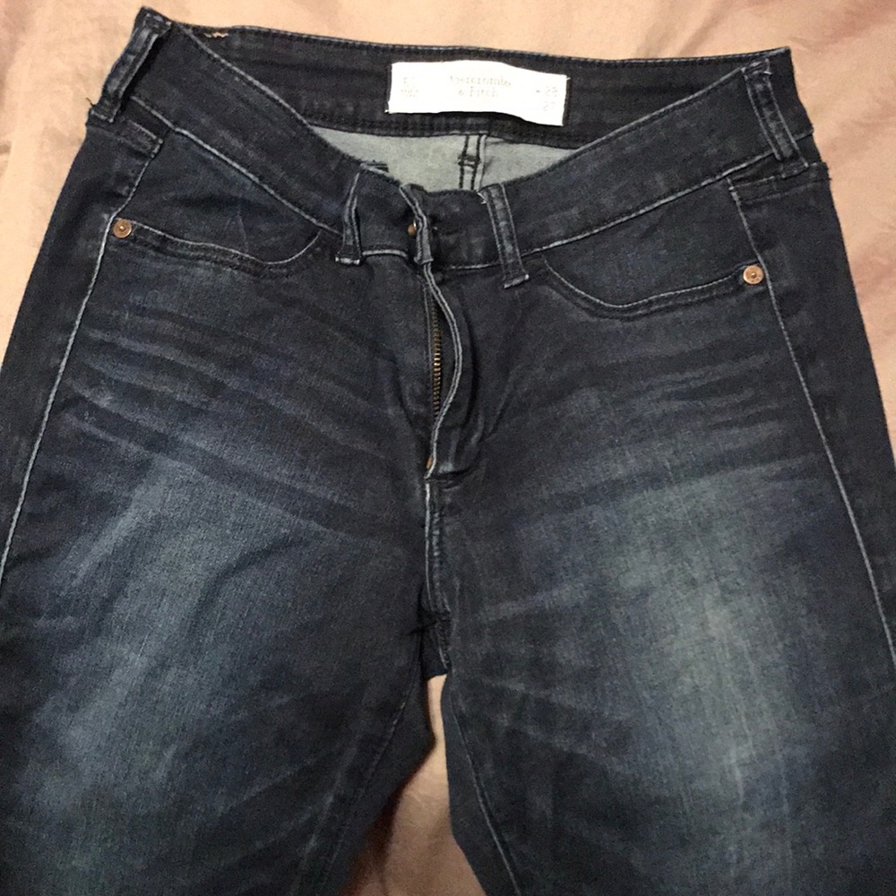 Dark wash abercrombie jeans